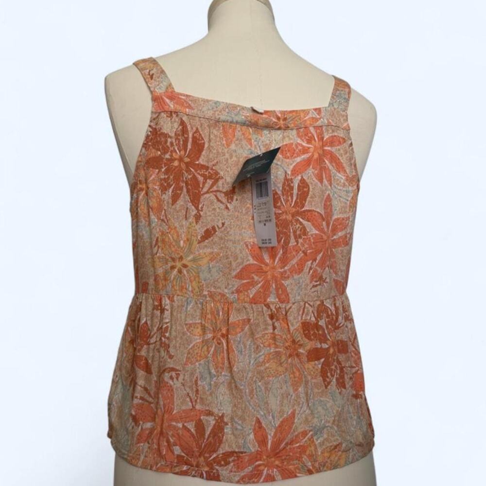 Nwt roxy floral button down tank - Picture 7 of 10